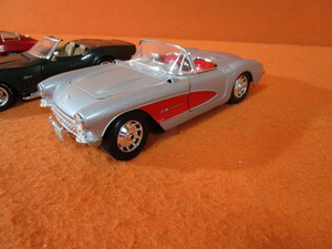 118th 57 Corvette Convertible, 69 Corvette Stingray Convertible, 63 Corvette