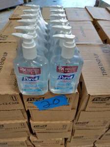 lot 20 image: PALLET OF PURELL HAND SANITIZER