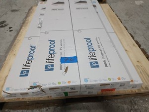 lot 76 image: LIFEPROOF Frogtown Valley Walnut 8.7 in. W x 47.64 in. L Luxury Vinyl Plank Flooring (20.06 sq. ft.Case)