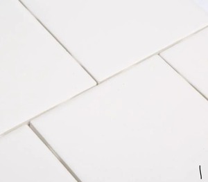 lot 1 image: DATILE Semi-Gloss White 4-14 in. x 4-14 in. Ceramic Wall Tile (12.5 sq. ft.  case)