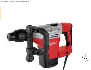 lot 45 image: MILWAUKEE SDS-MAX Demolition Hammer