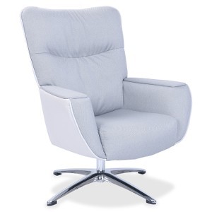 Lorell Collaborative Lounge Chair in Gray, LLR48160.