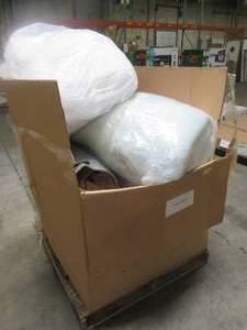 WHOLESALE MIXED PALLET OF MISCELLANEOUS BRAND NAME BEDDING AND BATH DECOR
