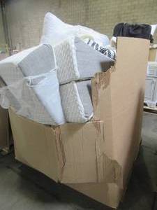 WHOLESALE MIXED PALLET OF MISCELLANEOUS BRAND NAME BEDDING AND BATH DECOR