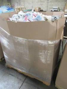 WHOLESALE MIXED PALLET OF MISCELLANEOUS BRAND NAME BEDDING AND BATH DECOR
