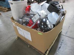 WHOLESALE MIXED PALLET OF MISCELLANEOUS SMALL APPLIANCES AND COOKWARE