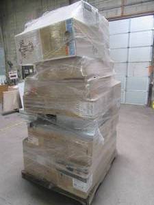 WHOLESALE MIXED PALLET OF MISCELLANEOUS LIGHTING, REGISTER HEATERS, APPLIANCE PARTS AND MORE