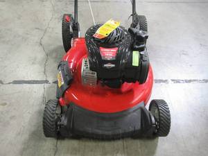 Troy-bilt 21 in. 140 cc 500e Series Briggs & Stratton Gas Walk Behind Push Mower with 2-in-1 Cutting TriAction Cutting System TB100