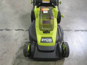 Ryobi 16 in. ONE HP 18V Lithium-Ion Cordless Battery Walk Behind Push Lawn Mower (TOOL ONLY) P1190VNM