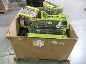 WHOLESALE MIXED PALLET OF MISC. RYOBI OUTDOOR POWER ITEMS