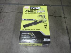 Ryobi 110 MPH 350 CFM ONE HP 18-Volt Brushless Lithium-Ion Cordless Jet-Fan Leaf Blower (TOOL ONLY) P21120VNM