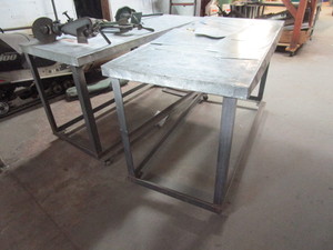 lot 114 image: ROLLING SHEET METAL TABLES