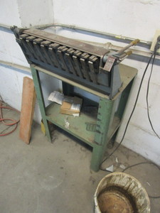 lot 132 image: LOCKFORMER 18 DRIVE TURNER WITH STAND