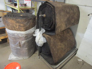 lot 148 image: DUCT LINER INSULATION WITH ROLLING CART