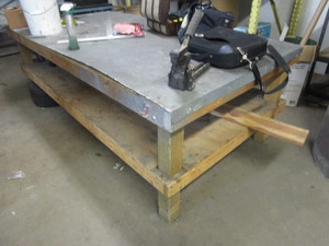 lot 149 image: WOODEN INSULATION WORK TABLE