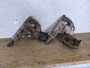 lot 80 image: Pair of Hammer Drill - Both Power on But need Work
