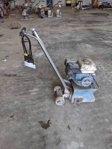 lot 89 image: Bartell Model SP8 Concrete Saw w 5.0HP Honda Engine