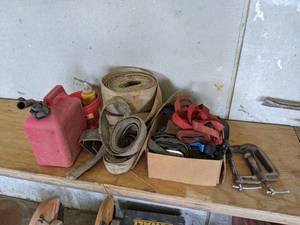 lot 101 image: Lot of Straps, C-Clamps and More