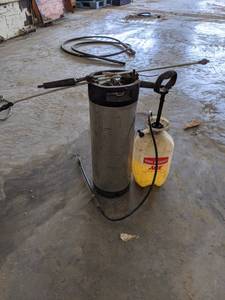 lot 103 image: Lot of (2) Pressure Sprayer Tanks
