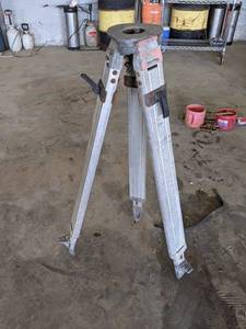 lot 120 image: Aluminum Tripod  Survey Stand