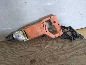 lot 137 image: Chicago Electric Variable Speed  Reversable 12 Drill - Tested and works.