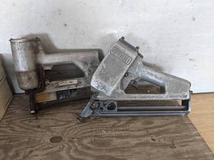 lot 155 image: SENCO Model SFNII Pneumatic Nailer and Senco Stapler