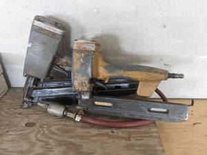 lot 157 image: Pair of Bostitch Pneumatic Nailers
