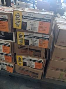 lot 152 image: (5) Cases of 2500 Each Paslode Roundrive 3 Nails for Clipped Head Nailers