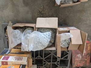 lot 160 image: (3) Boxes of White Woodgrip Screws - For Screwing Sheetmetal to wood - Includes 1-12 & 2-12