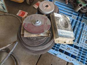 lot 187 image: Large Lot of Cut-Off Discs - Up to 14 Diameter and More