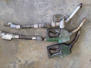 lot 190 image: Lot of (3) Gas  Diesel Pump Handles
