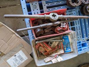 lot 198 image: Container of Taps, Dies and More