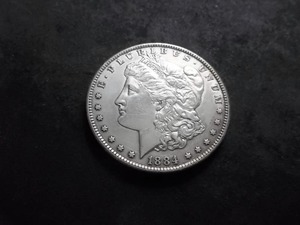 1884 CC Morgan Silver Dollar