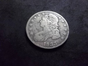1833 Liberty Cap Bust Half Dollar