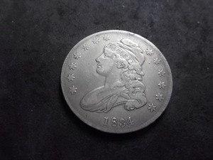 1834 Liberty Cap Bust Half Dollar