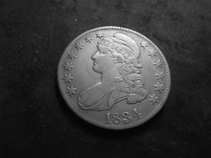 1834 Liberty Cap Bust Half Dollar