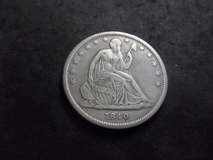 1840 Seated Liberty Half Dollar