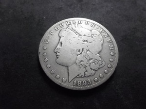 1893 CC Morgan Silver Dollar