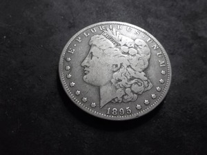 1895 O Morgan Silver Dollar
