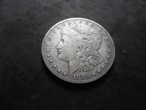 1880 CC Morgan Silver Dollar Reverse Of 1878
