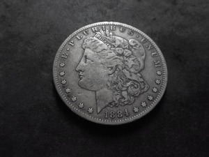 1884 S Morgan Silver Dollar