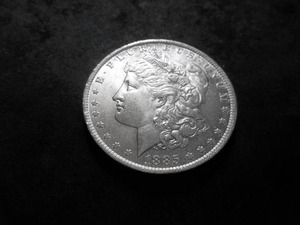 1885 O Morgan Silver Dollar