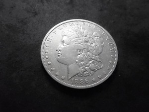 1886 O Morgan Silver Dollar