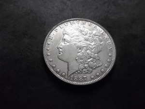 1887  Morgan Silver Dollar