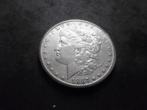 1887 S Morgan Silver Dollar