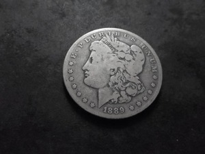 1889 O Morgan Silver Dollar