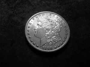 1890 S  Morgan Silver Dollar