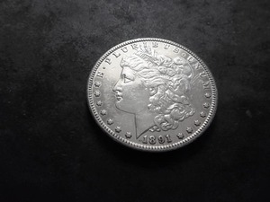 1891 S Morgan Silver Dollar
