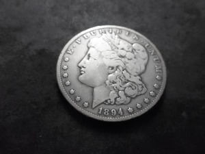 1894 O Morgan Silver Dollar
