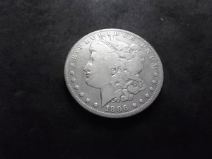 1896 O Morgan Silver Dollar